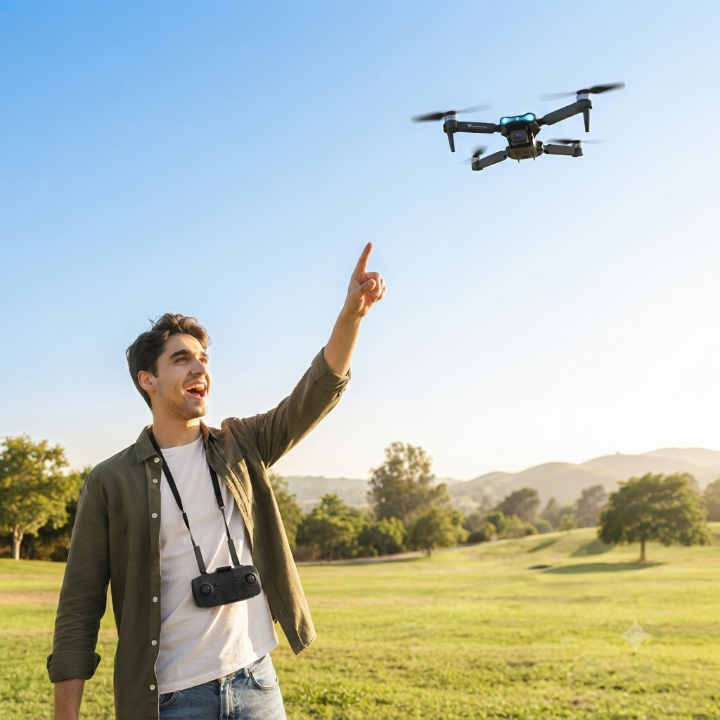 [OFERTA] - 🔥 Dron E99 Max con Motor Brushless | Cámara 4K | 2 Baterías + Estuche (Paga al Recibir)