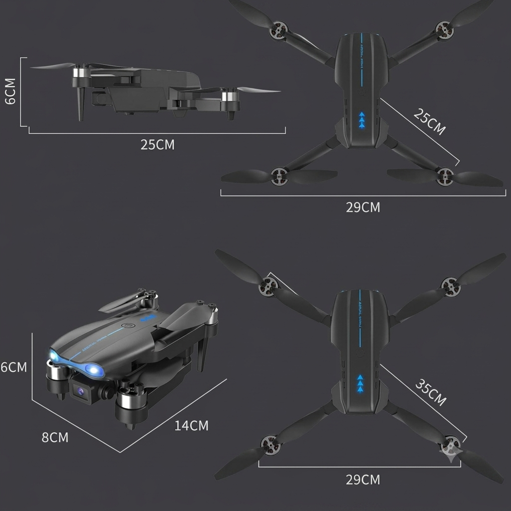 [OFERTA] - 🔥 Dron E99 Max con Motor Brushless | Cámara 4K | 2 Baterías + Estuche (Paga al Recibir)